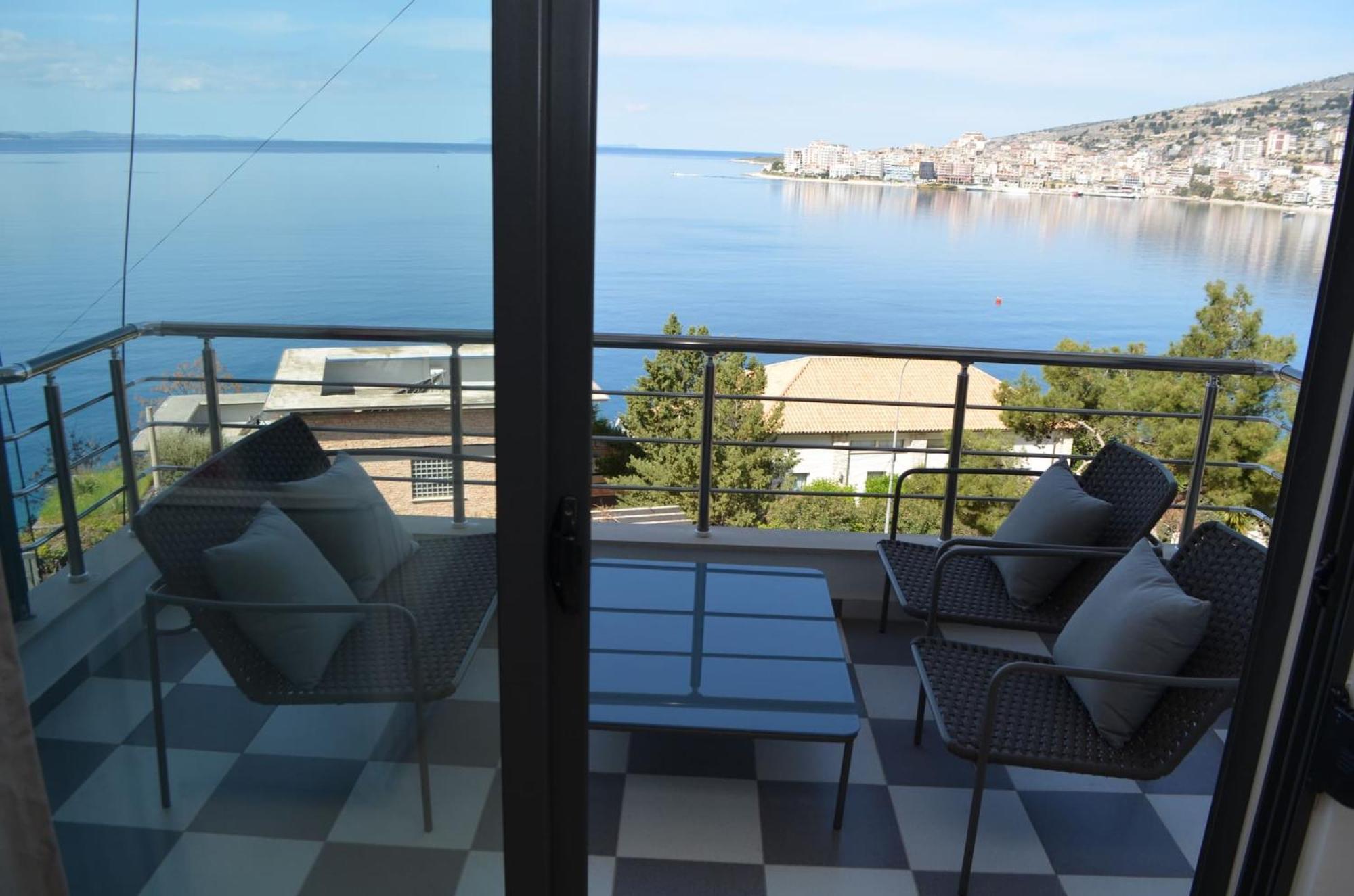 Ferienwohnung Sunset Tarraces Sarandë Exterior foto