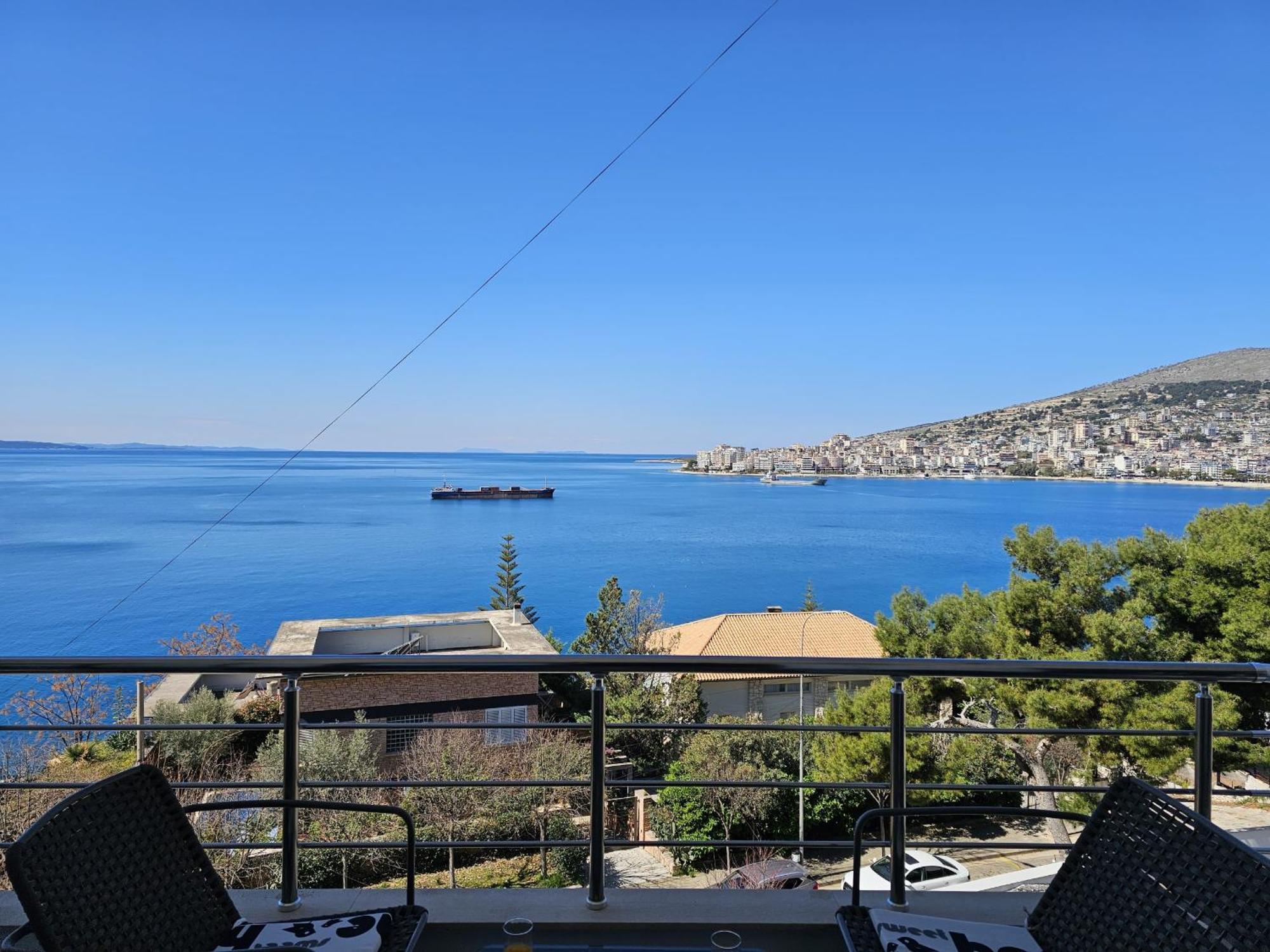 Ferienwohnung Sunset Tarraces Sarandë Exterior foto
